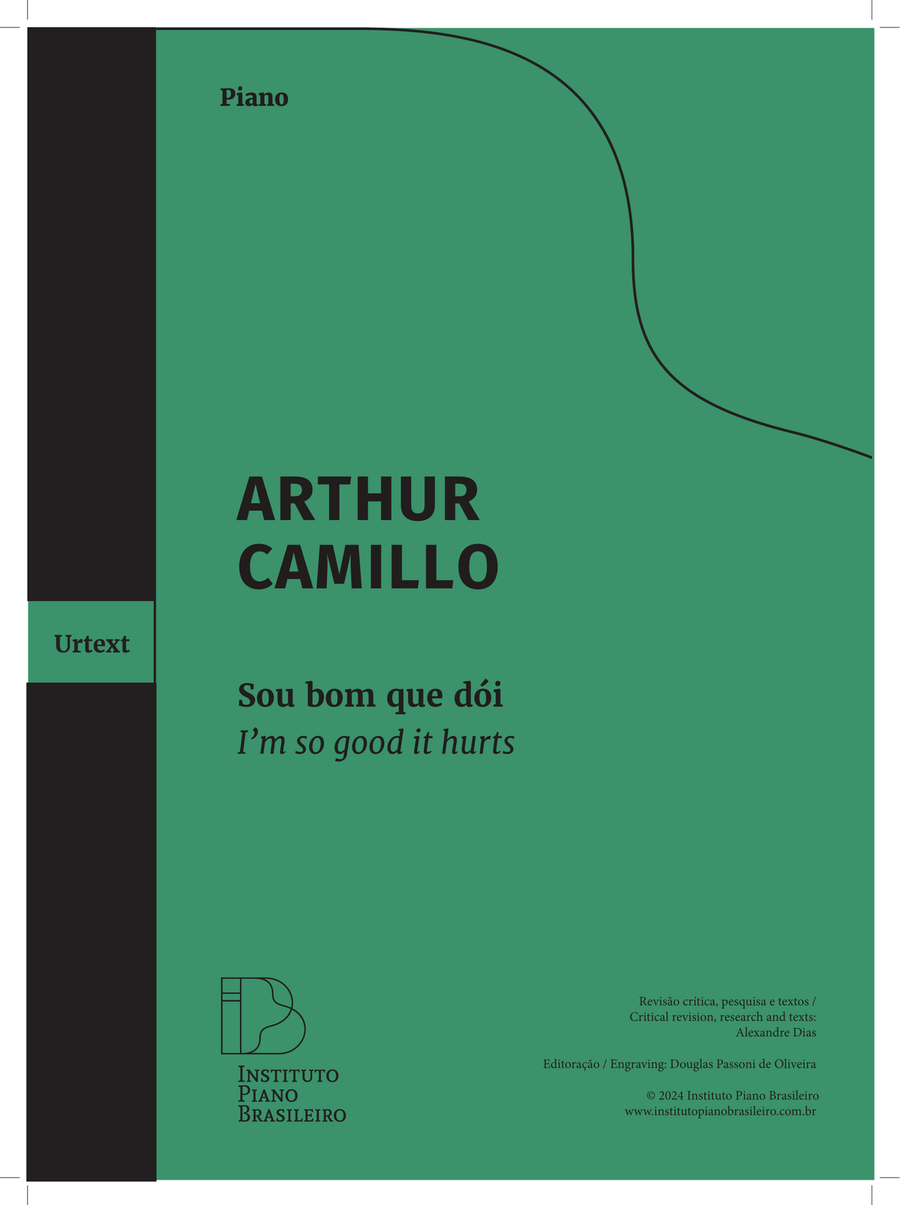 Sou bom que dói [I’m so good it hurts] Piano Solo scores gallery preview page 1
