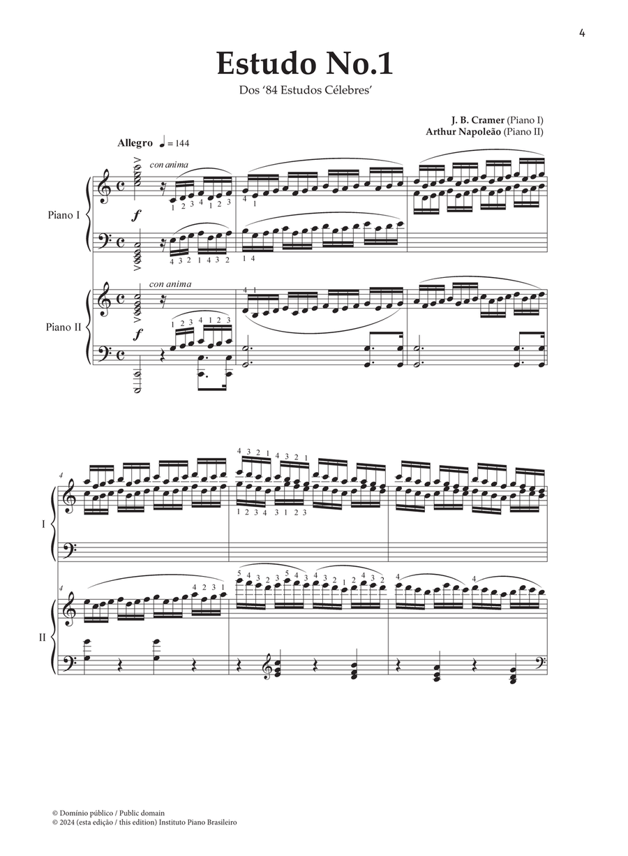 Estudo No.1 [Study No.1] Piano Method scores gallery preview page 4