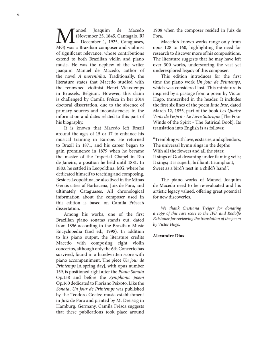 Un jour de Printemps [A day in spring] Piano Solo scores gallery preview page 3