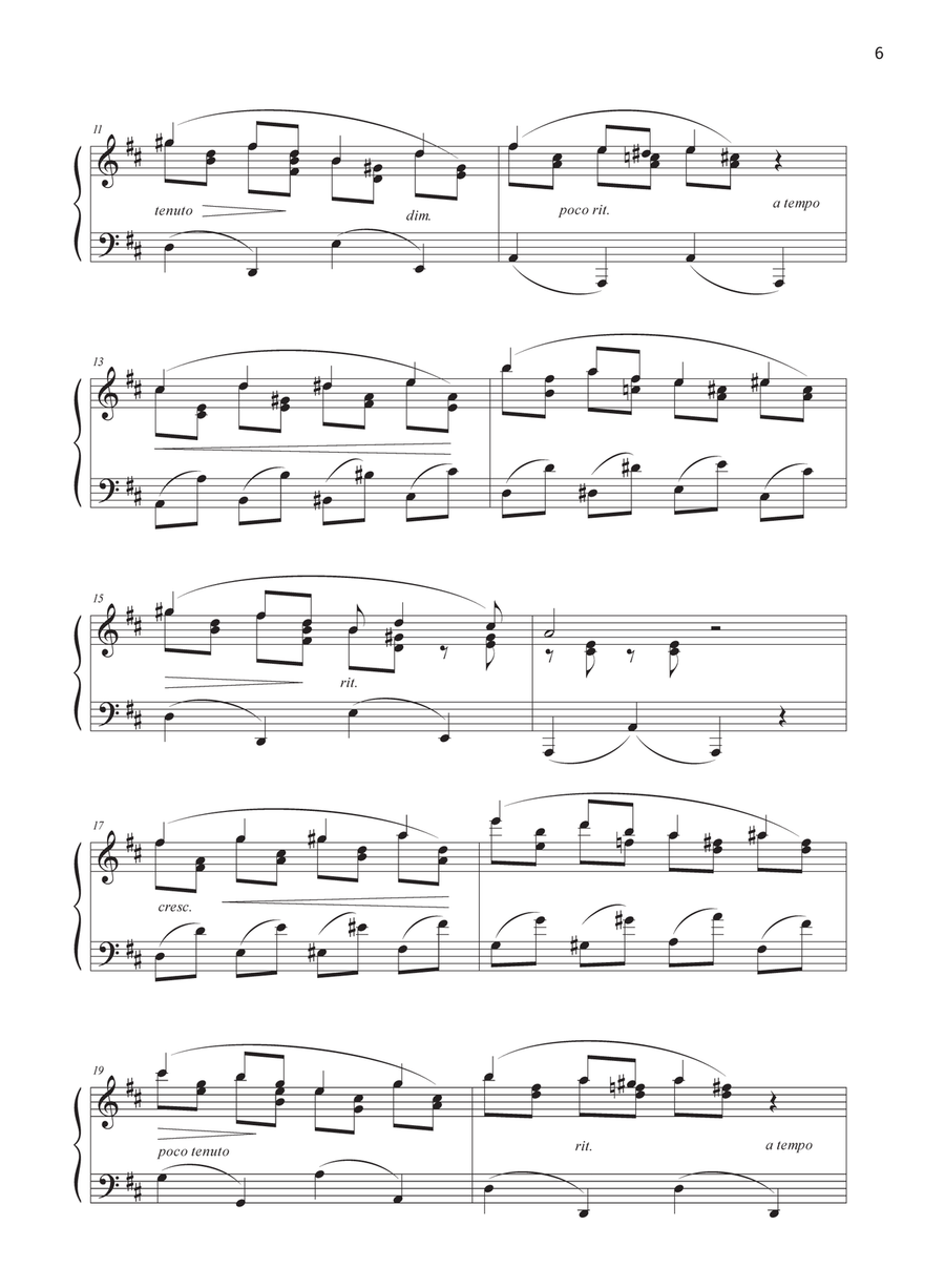 Un jour de Printemps [A day in spring] Piano Solo scores gallery preview page 5