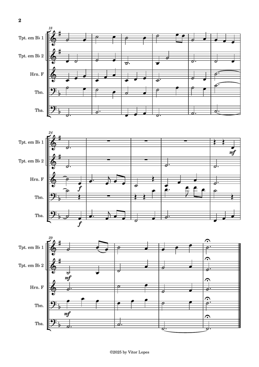 Amazing Grace Amazing Grace Brass Quintet scores gallery preview page 2