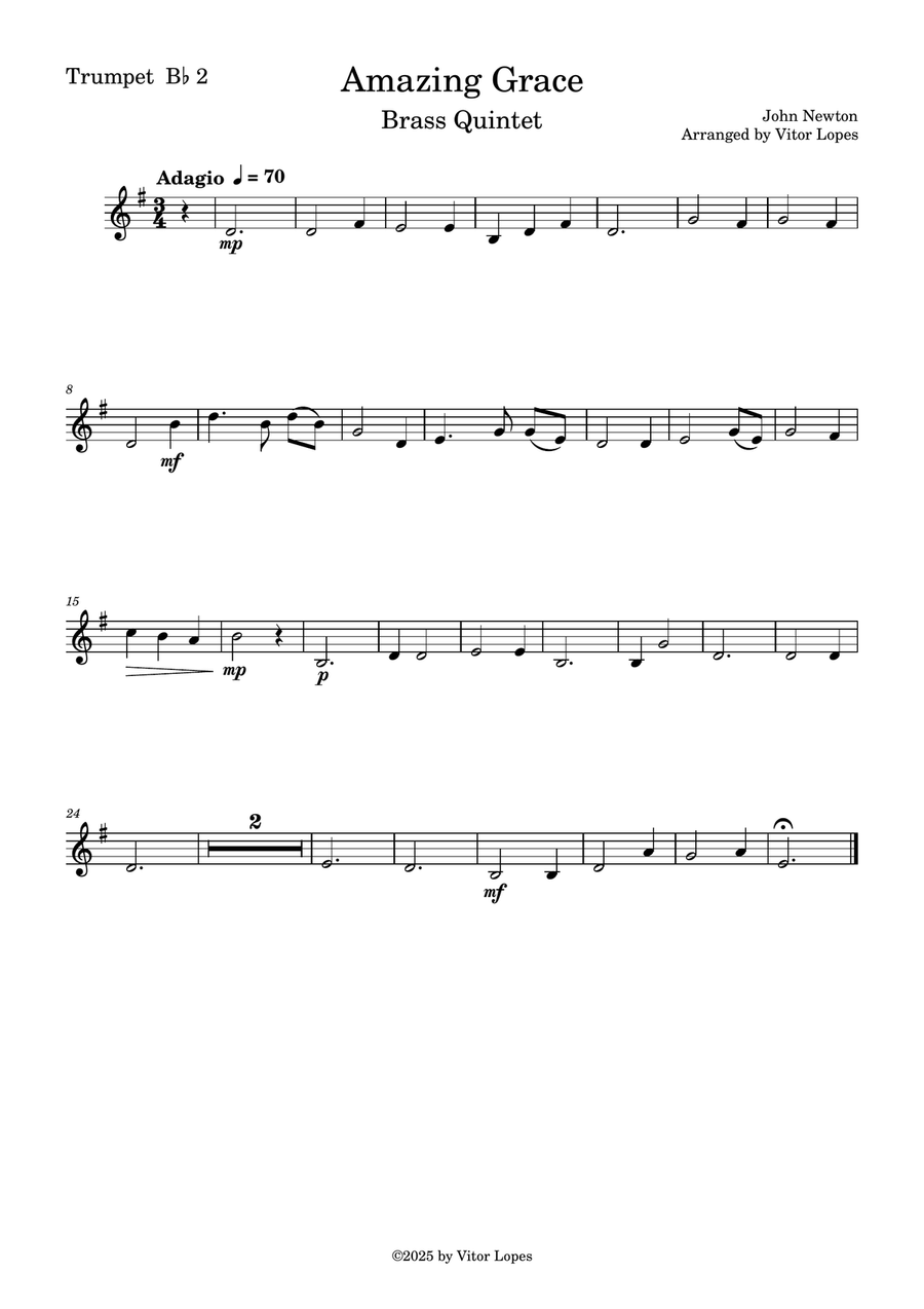 Amazing Grace Amazing Grace Brass Quintet scores gallery preview page 4