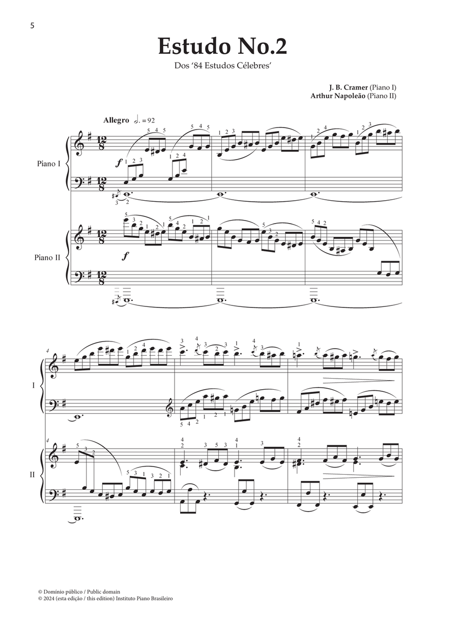 Estudo No.2 [Study No.2] Piano Method scores gallery preview page 4