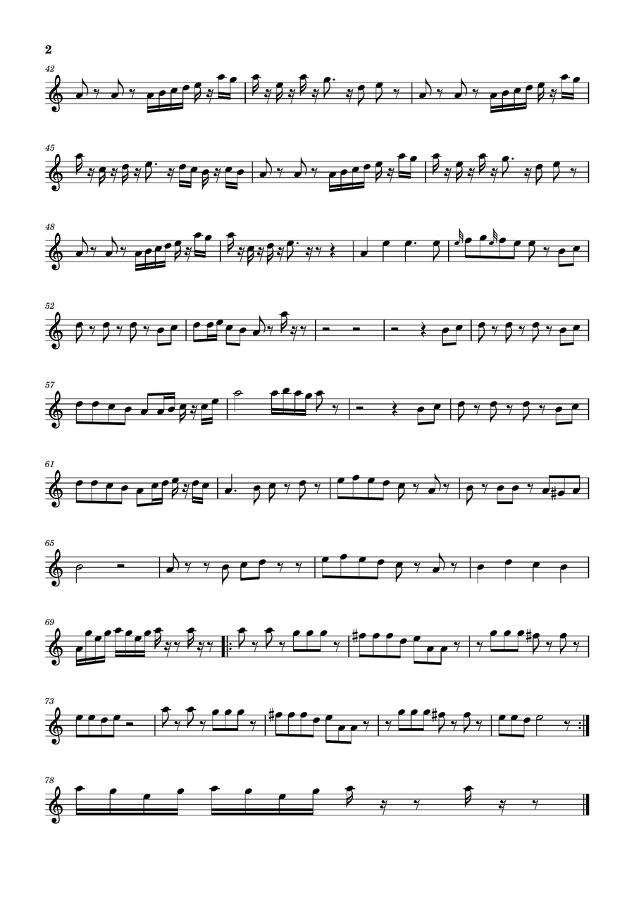 Rasputin Rasputin Tenor Saxophone scores gallery preview page 2