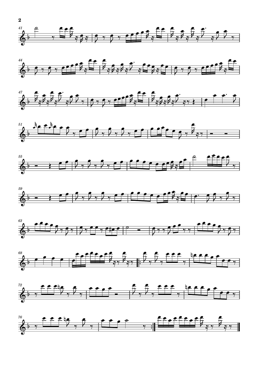 Rasputin Rasputin Tenor Saxophone scores gallery preview page 4
