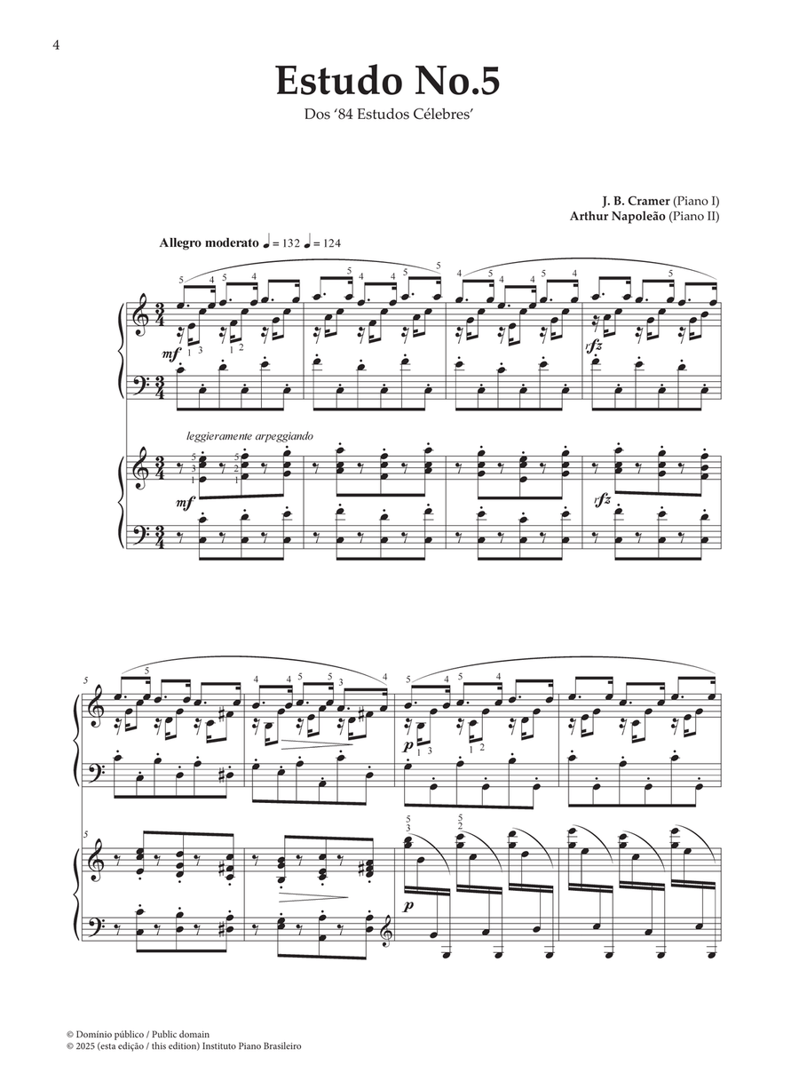 Estudo No.5 [Study No.5] Piano Method scores gallery preview page 4