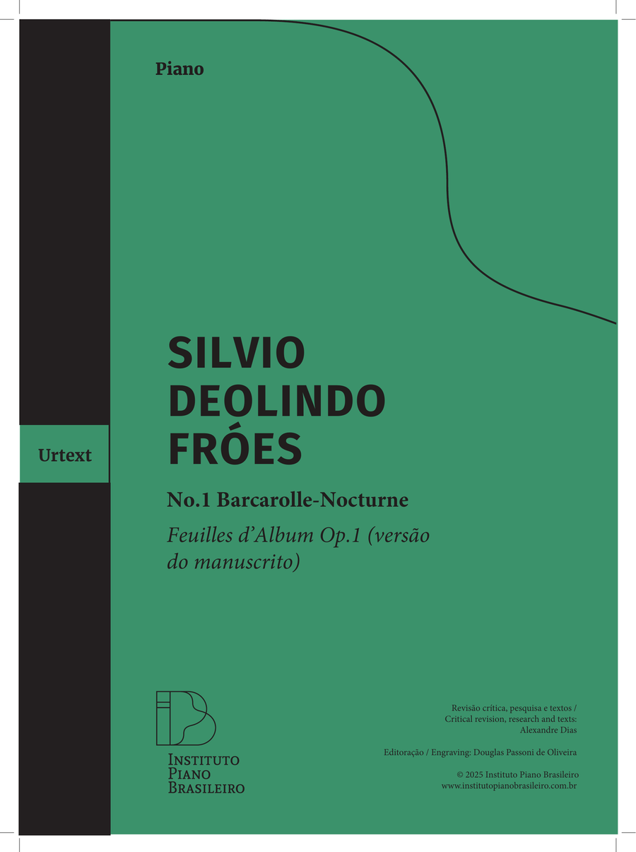 Barcarolle-nocturne Piano Solo scores gallery preview page 1