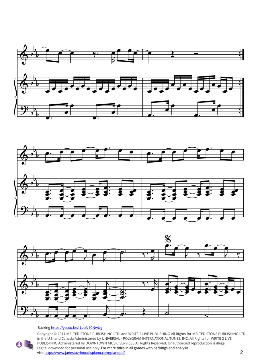 Turning Tables 1 Piano, 4-Hands scores gallery preview page 2