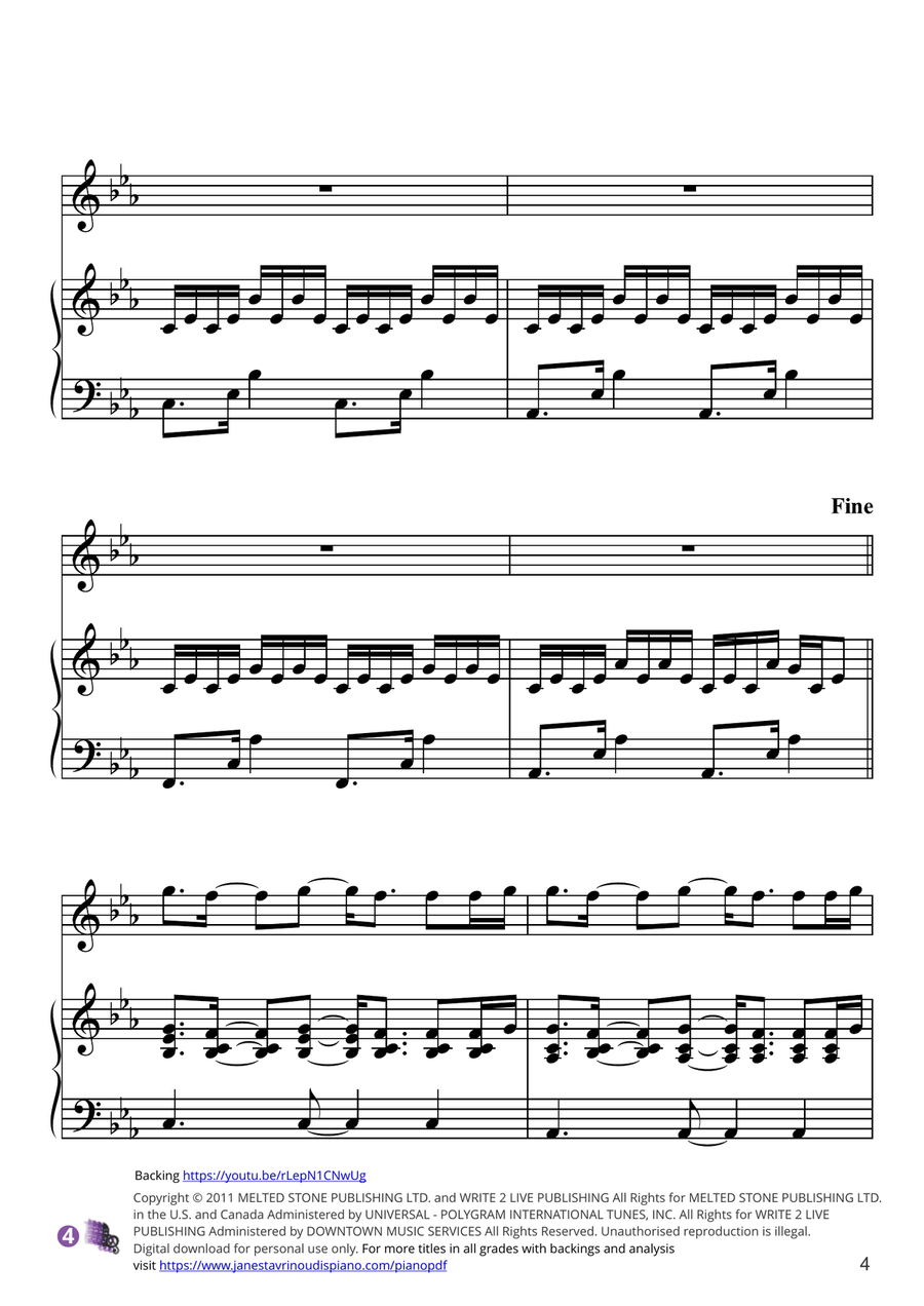 Turning Tables 1 Piano, 4-Hands scores gallery preview page 4