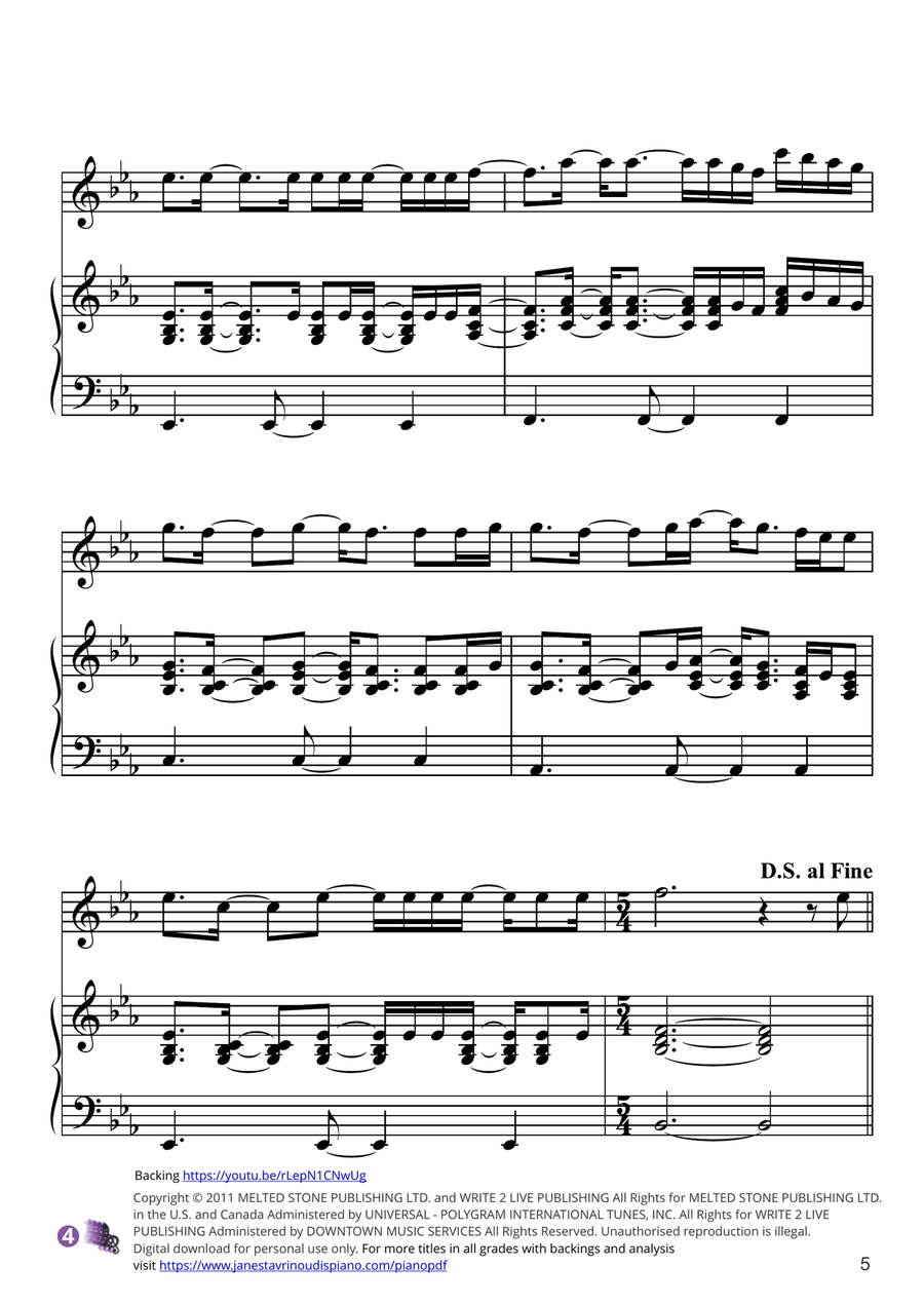 Turning Tables 1 Piano, 4-Hands scores gallery preview page 5