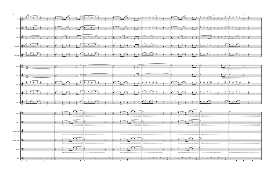Hot To Go! Marching Band scores gallery preview page 2