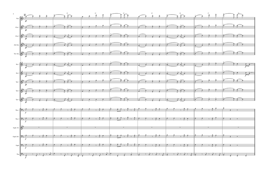 Hot To Go! Marching Band scores gallery preview page 4