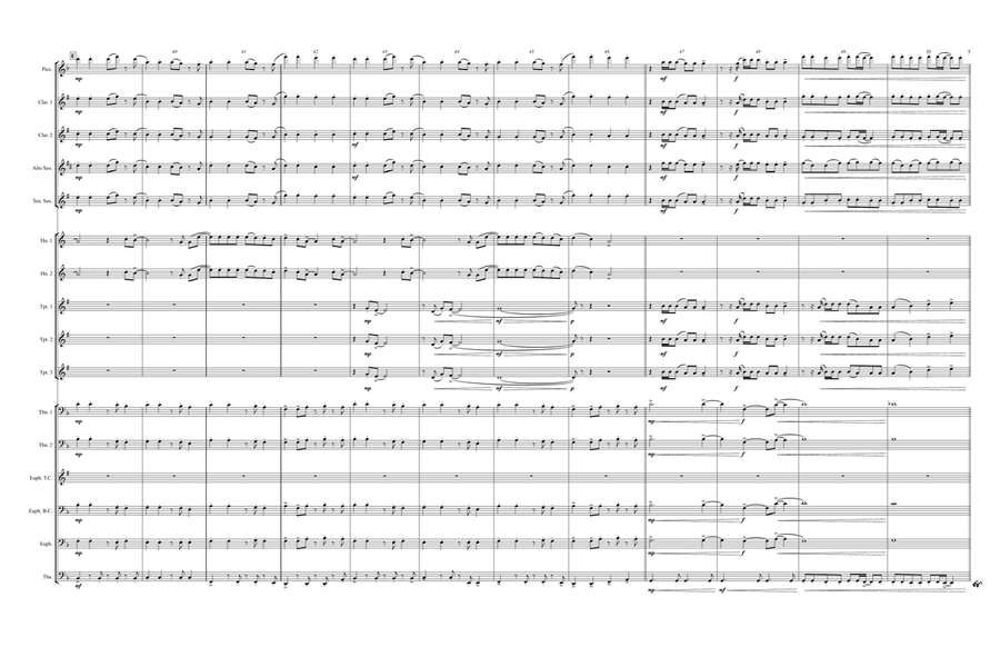 Hot To Go! Marching Band scores gallery preview page 5