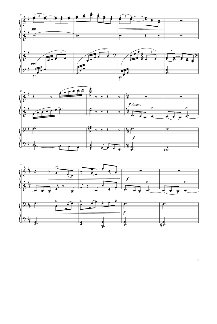 En Bateau Petite Suite - Claude Debussy 1 Piano, 4-Hands scores gallery preview page 3