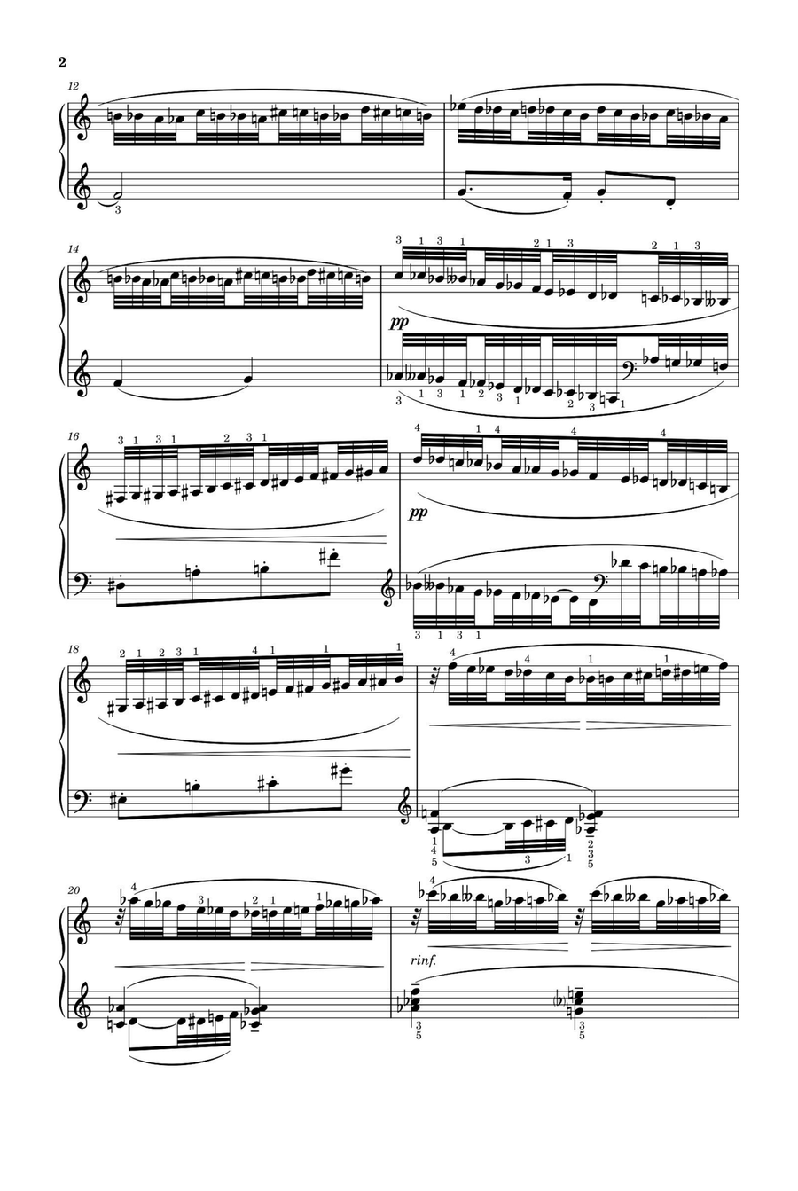 DOUZE ÉTUDES NO.7 - Claude Debussy Piano Solo scores gallery preview page 2