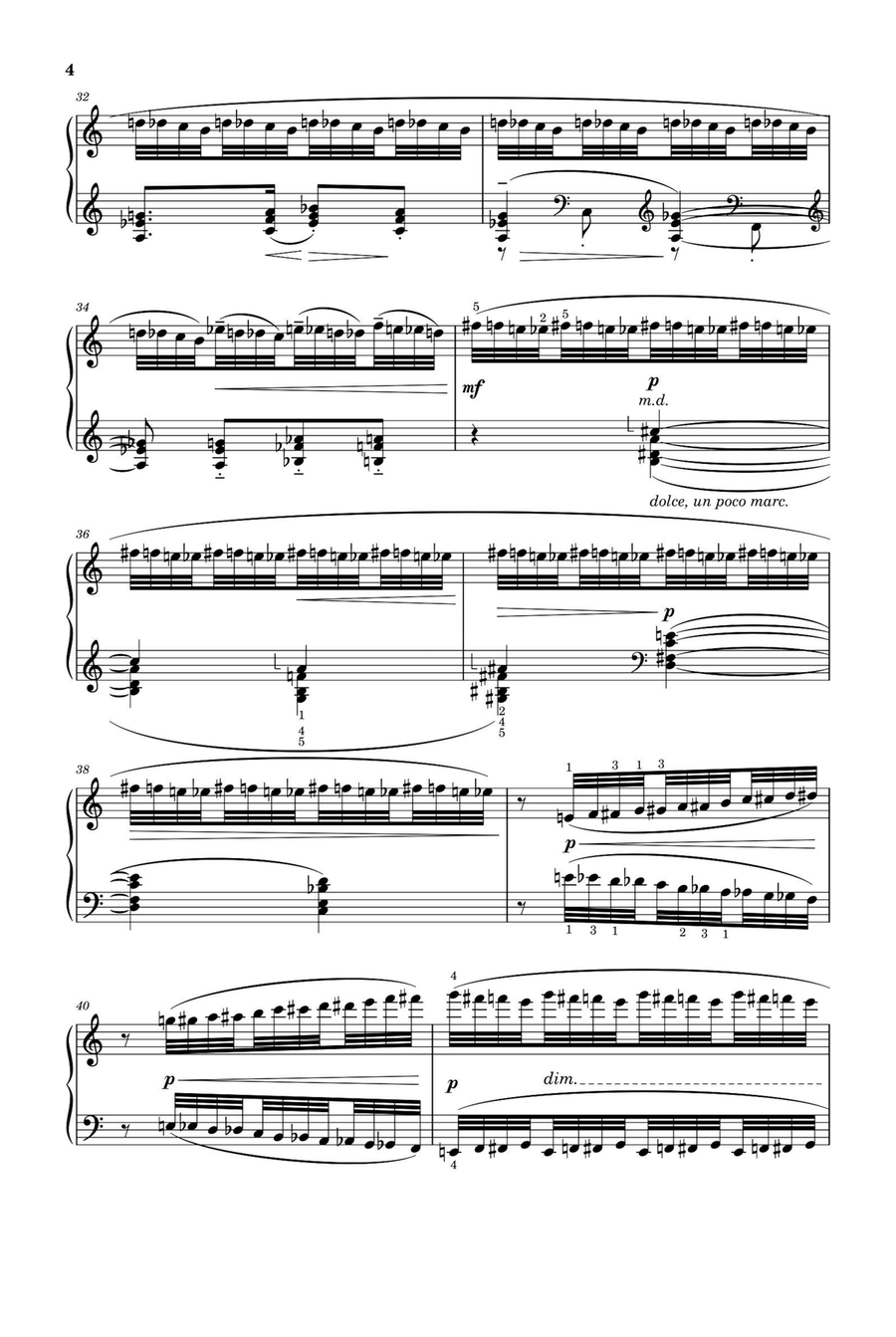 DOUZE ÉTUDES NO.7 - Claude Debussy Piano Solo scores gallery preview page 4