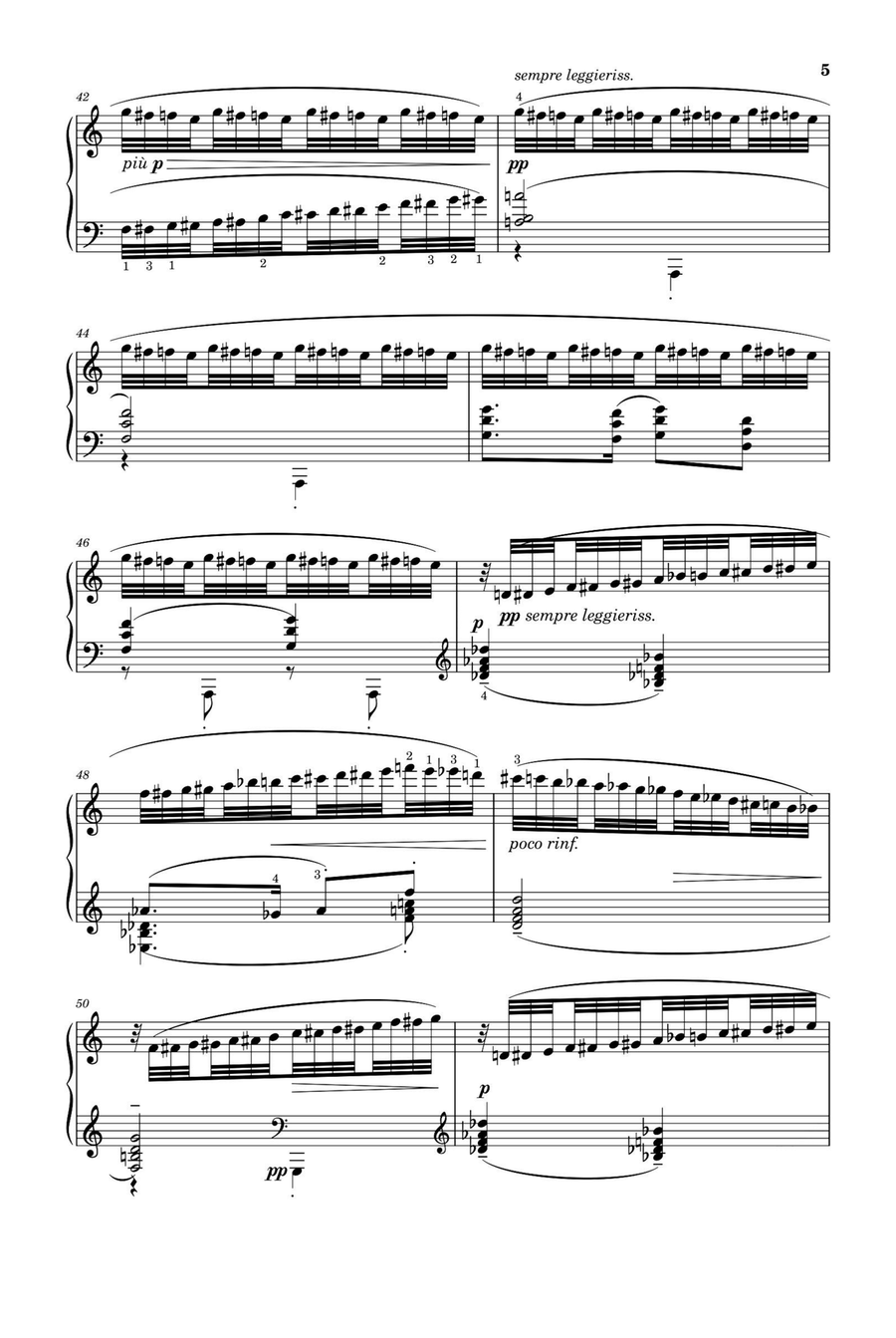 DOUZE ÉTUDES NO.7 - Claude Debussy Piano Solo scores gallery preview page 5