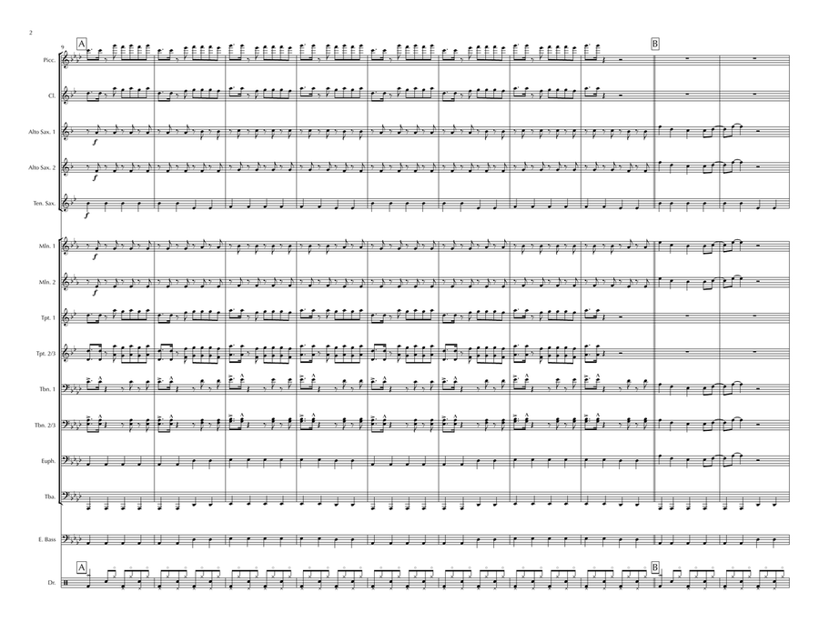 We Like To Party! We Like To Party! Marching Band scores gallery preview page 2