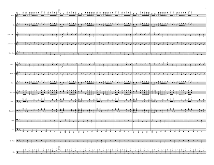 We Like To Party! We Like To Party! Marching Band scores gallery preview page 5
