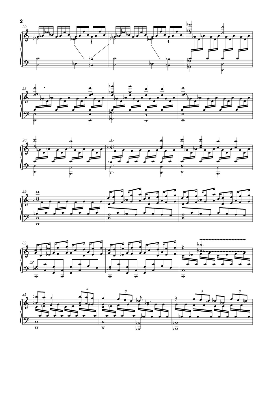 The Snow is Dancing - Claude Debussy Piano Solo scores gallery preview page 2