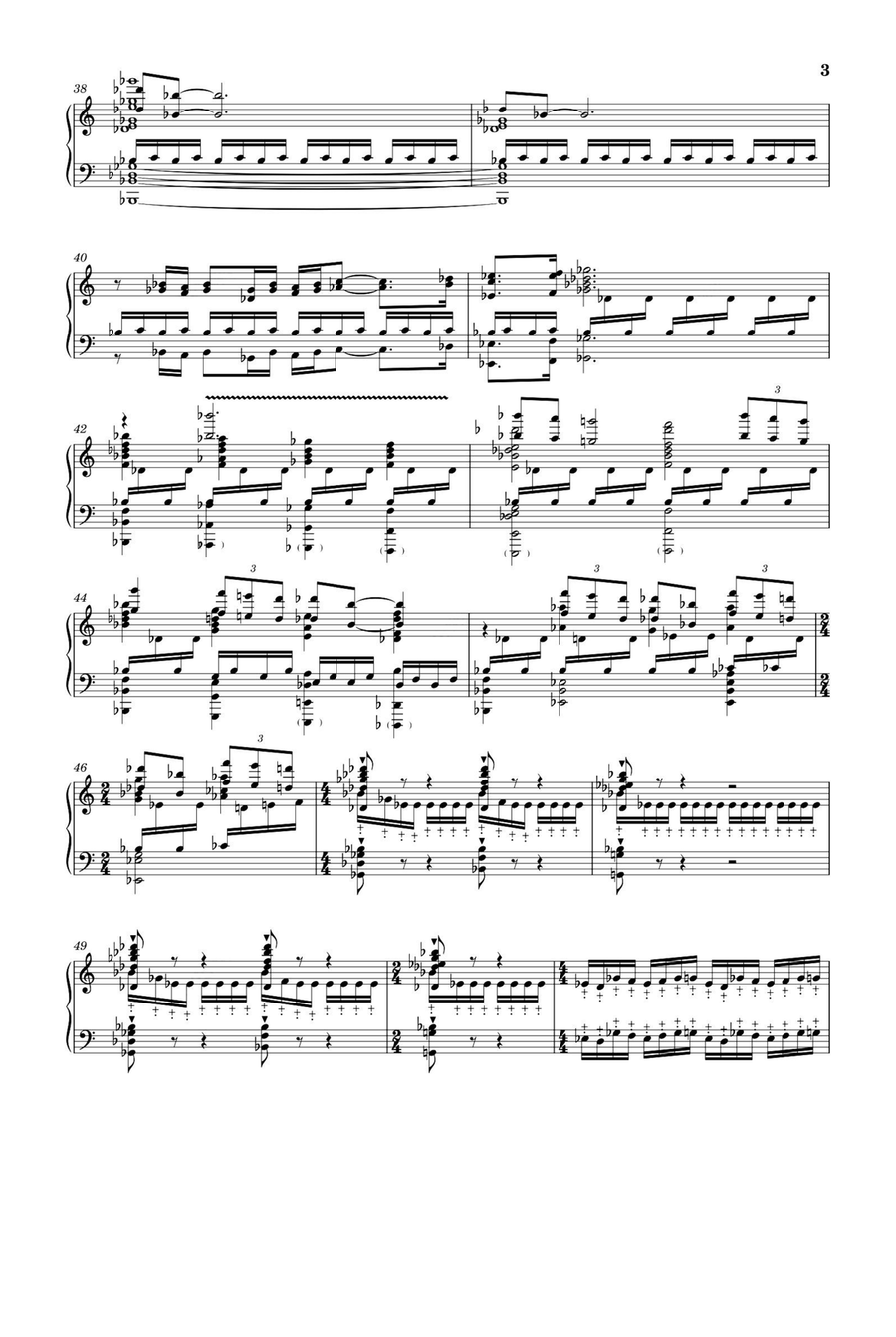 The Snow is Dancing - Claude Debussy Piano Solo scores gallery preview page 3