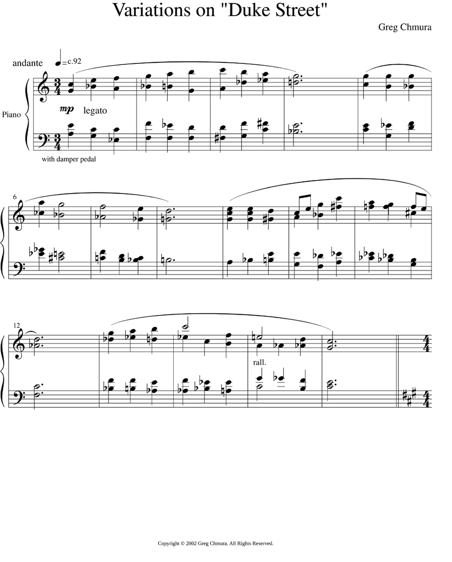Variations on 