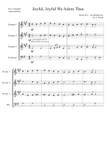 Joyful, Joyful We Adore Thee - Score Only