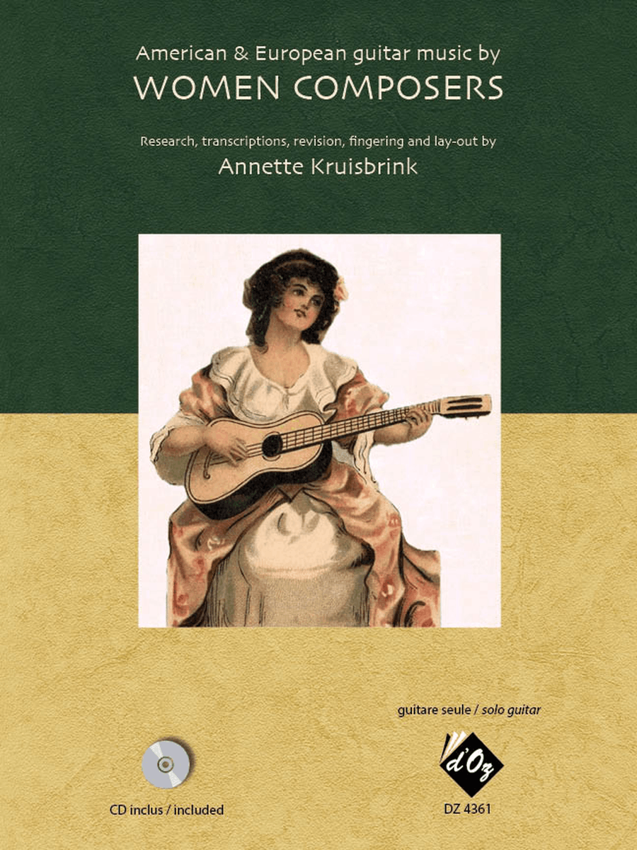American & European guitar music by Women composers (cd incl.) Classical Guitar scores gallery preview page 1