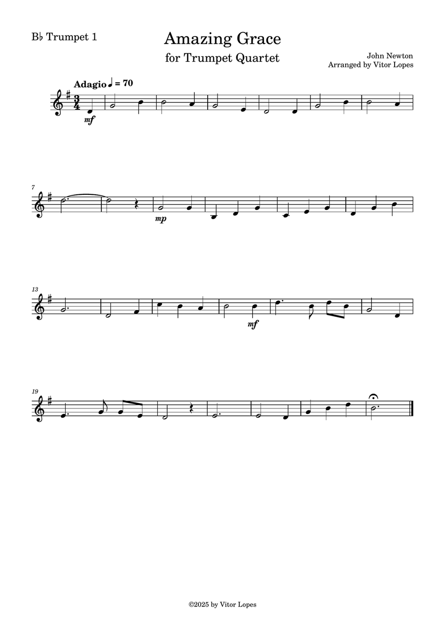 Amazing Grace Amazing Grace Brass Quartet scores gallery preview page 3