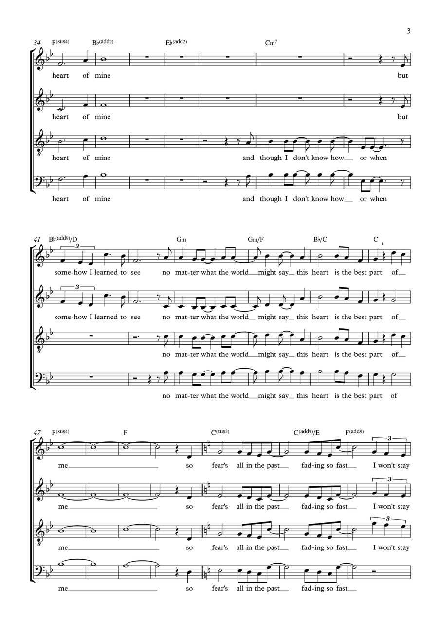 Unruly Heart Unruly Heart 4-Part scores gallery preview page 3