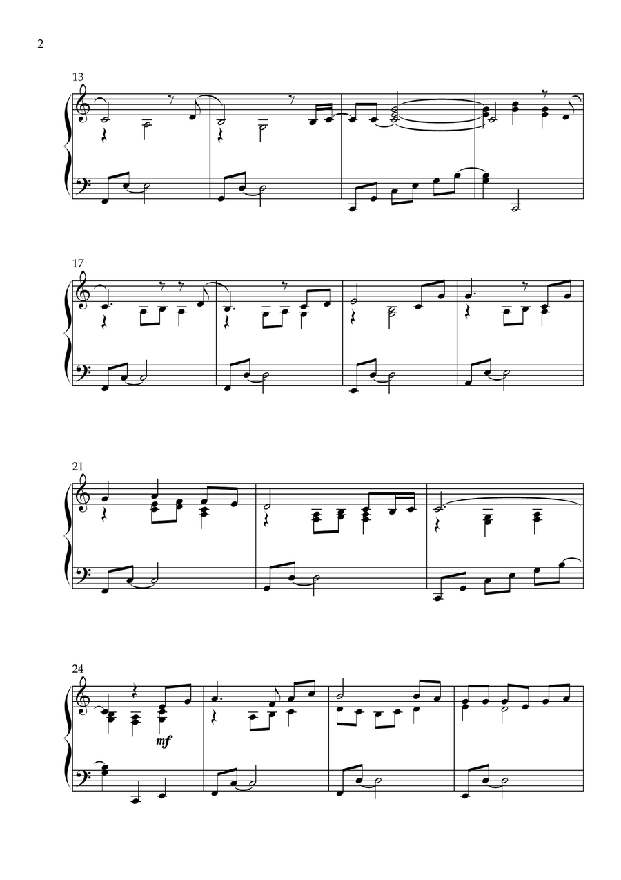 Ma Eum Eul Deu Ryeo Yo Ma Eum Eul Deu Ryeo Yo Piano Solo scores gallery preview page 3
