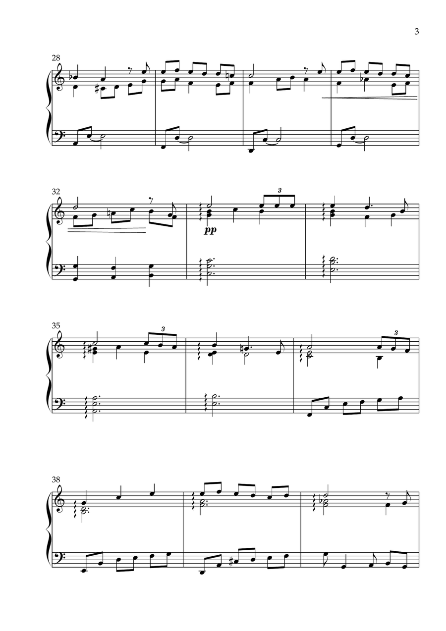 Ma Eum Eul Deu Ryeo Yo Ma Eum Eul Deu Ryeo Yo Piano Solo scores gallery preview page 4