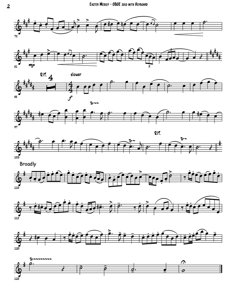 Easter Hymn Medley