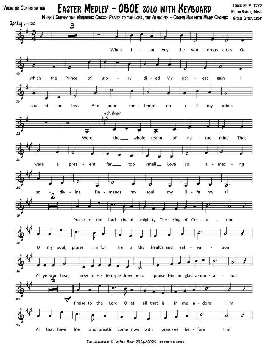 Easter Hymn Medley