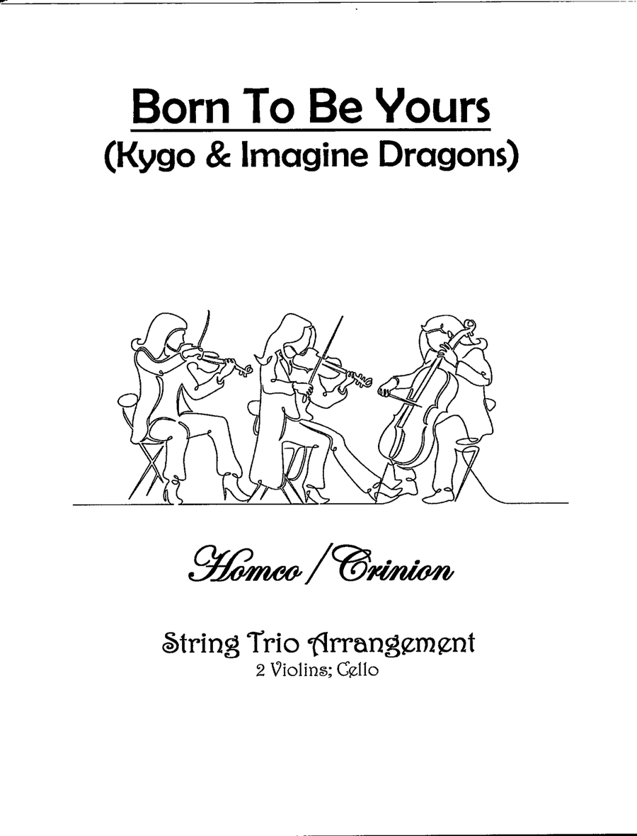 Born To Be Yours Born To Be Yours String Trio scores gallery preview page 1