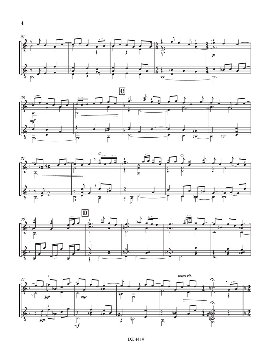 Campolito Boulevard Guitar Duet - Digital Sheet Music page 4