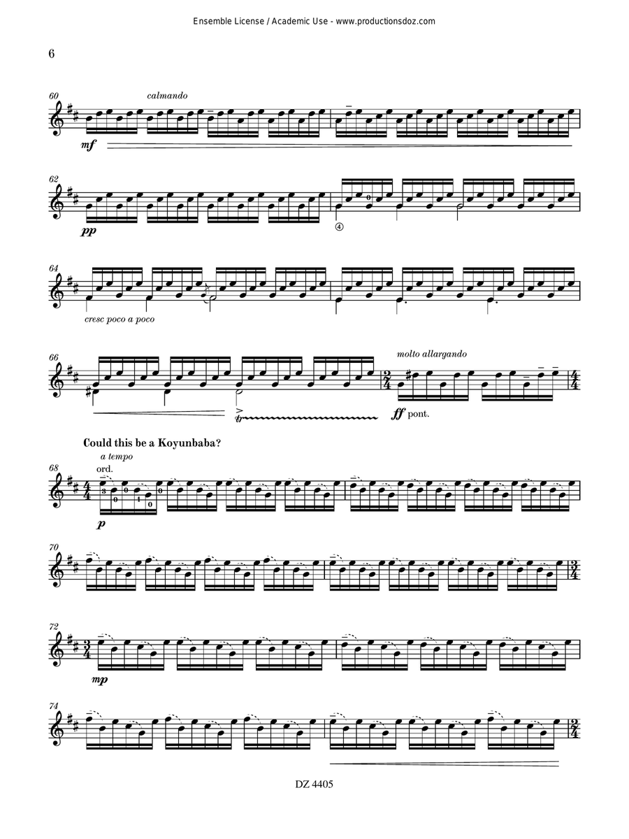 Alice au pays des migraines Classical Guitar scores gallery preview page 6