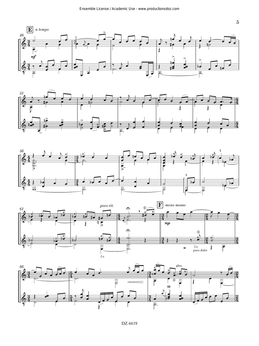 Campolito Boulevard Guitar Duet - Digital Sheet Music page 5