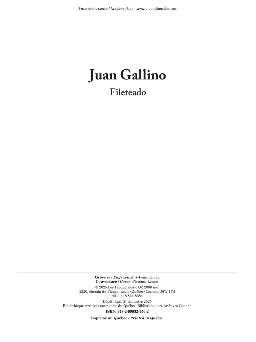 Fileteado Flute scores gallery preview page 1