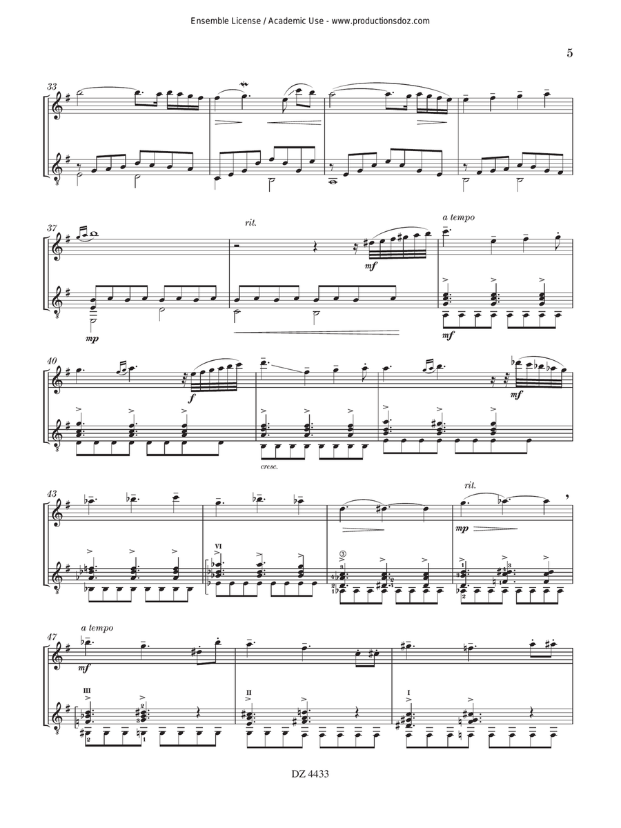 Fileteado Flute scores gallery preview page 5