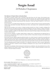 24 Preludios Chopinianos I-VI