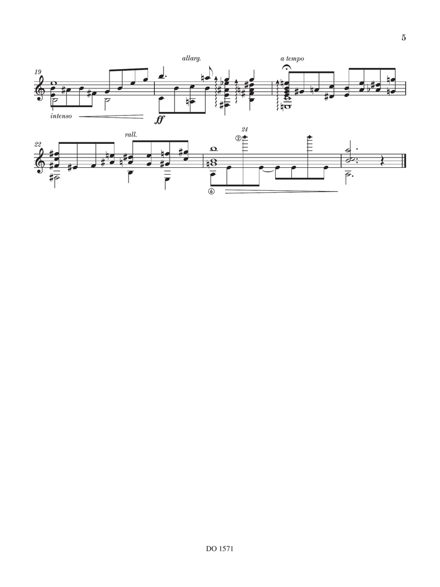 24 Preludios Chopinianos I-VI Classical Guitar scores gallery preview page 5