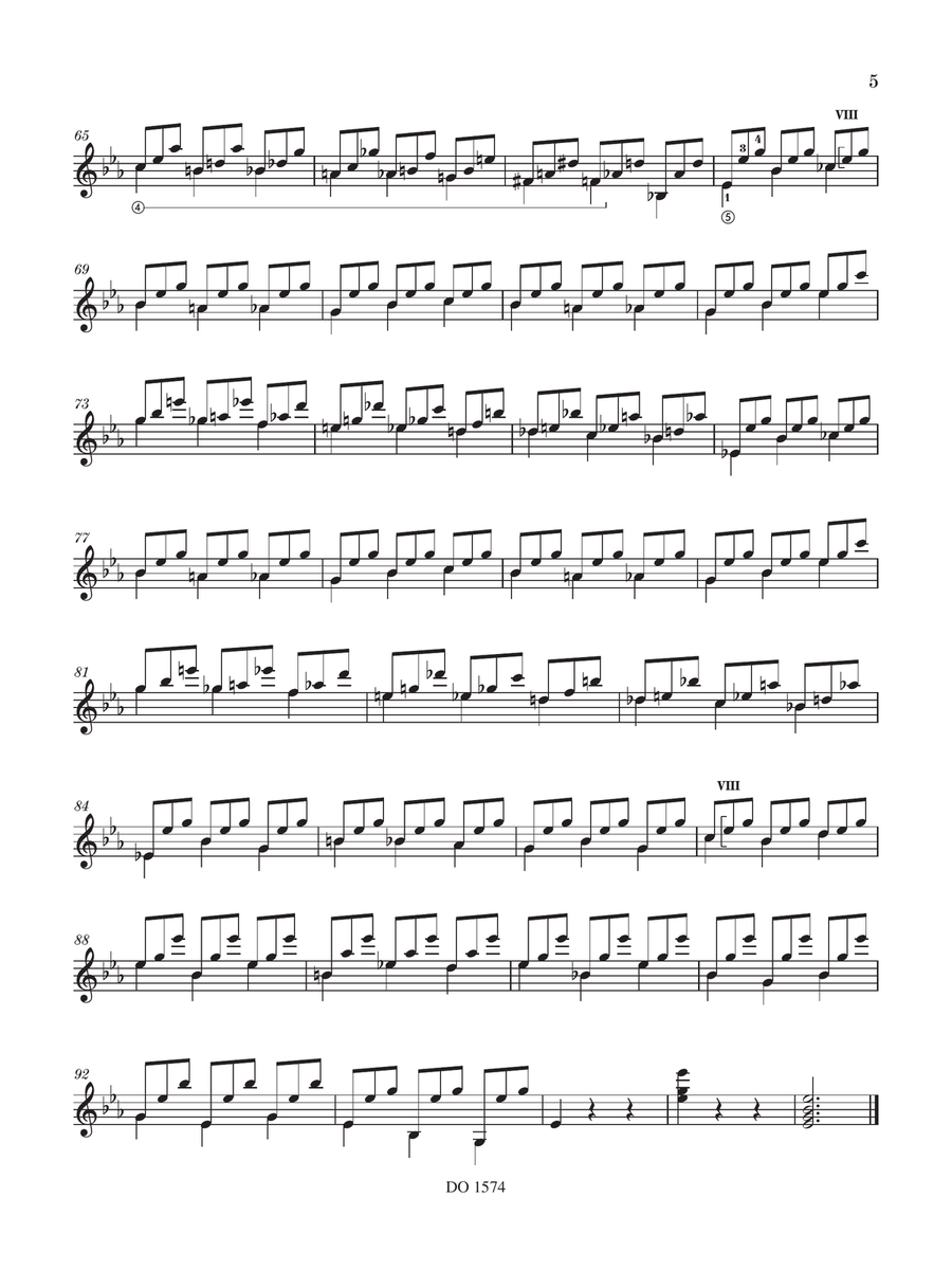 24 Preludios Chopinianos XIX-XXIV Classical Guitar scores gallery preview page 5
