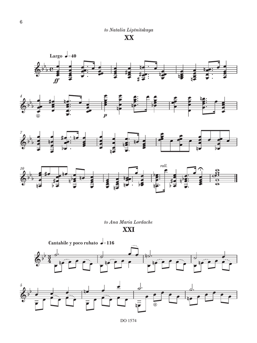 24 Preludios Chopinianos XIX-XXIV Classical Guitar scores gallery preview page 6