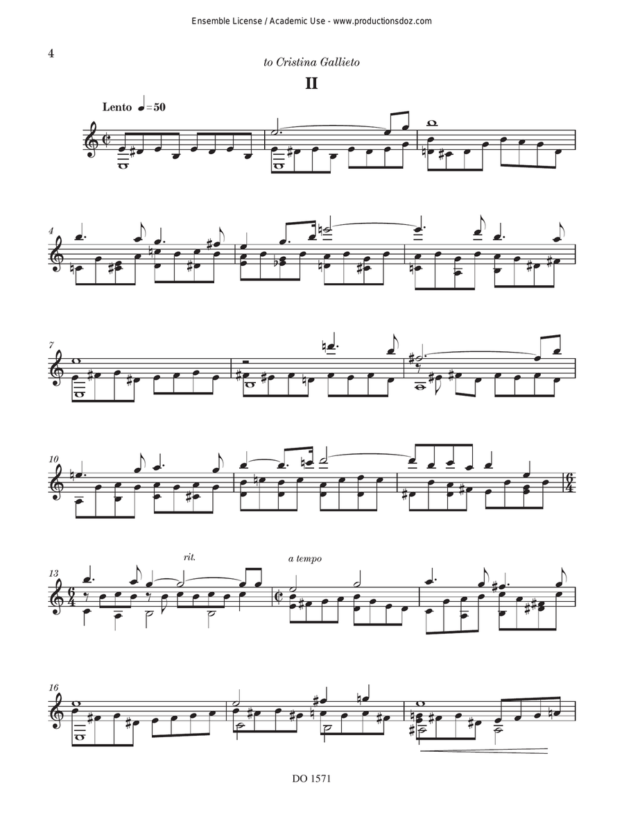 24 Preludios Chopinianos I-VI Classical Guitar scores gallery preview page 4