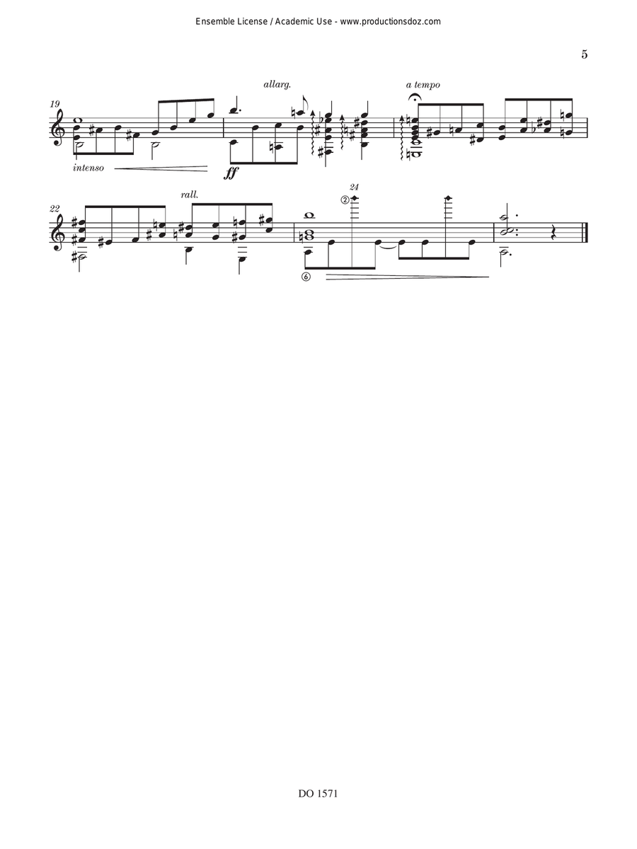 24 Preludios Chopinianos I-VI Classical Guitar scores gallery preview page 5