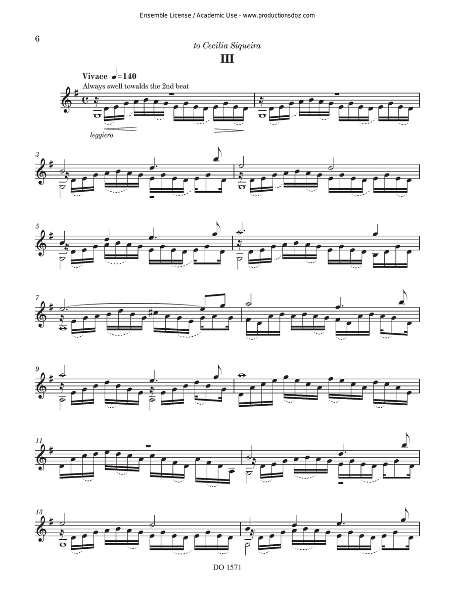 24 Preludios Chopinianos I-VI Classical Guitar scores gallery preview page 6