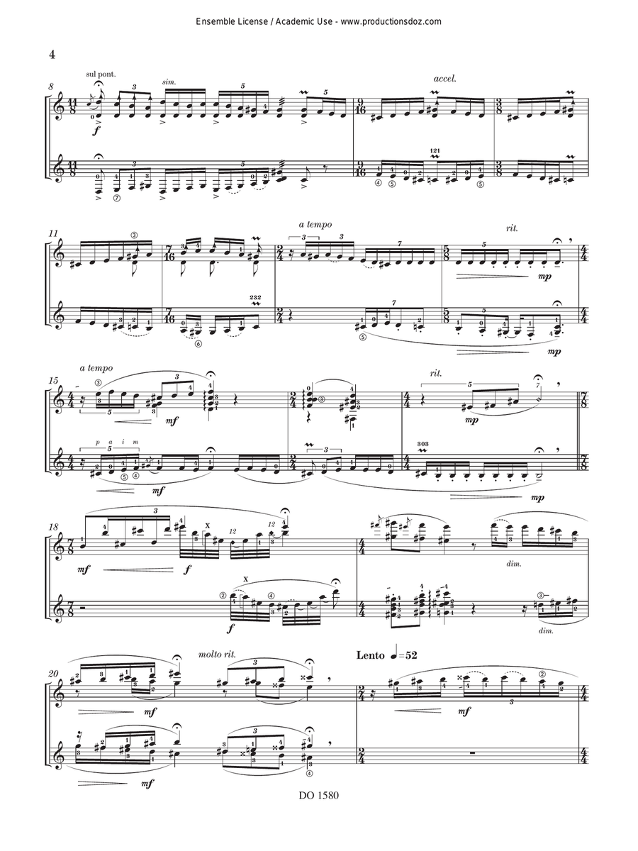 Rustem Classical Guitar scores gallery preview page 4