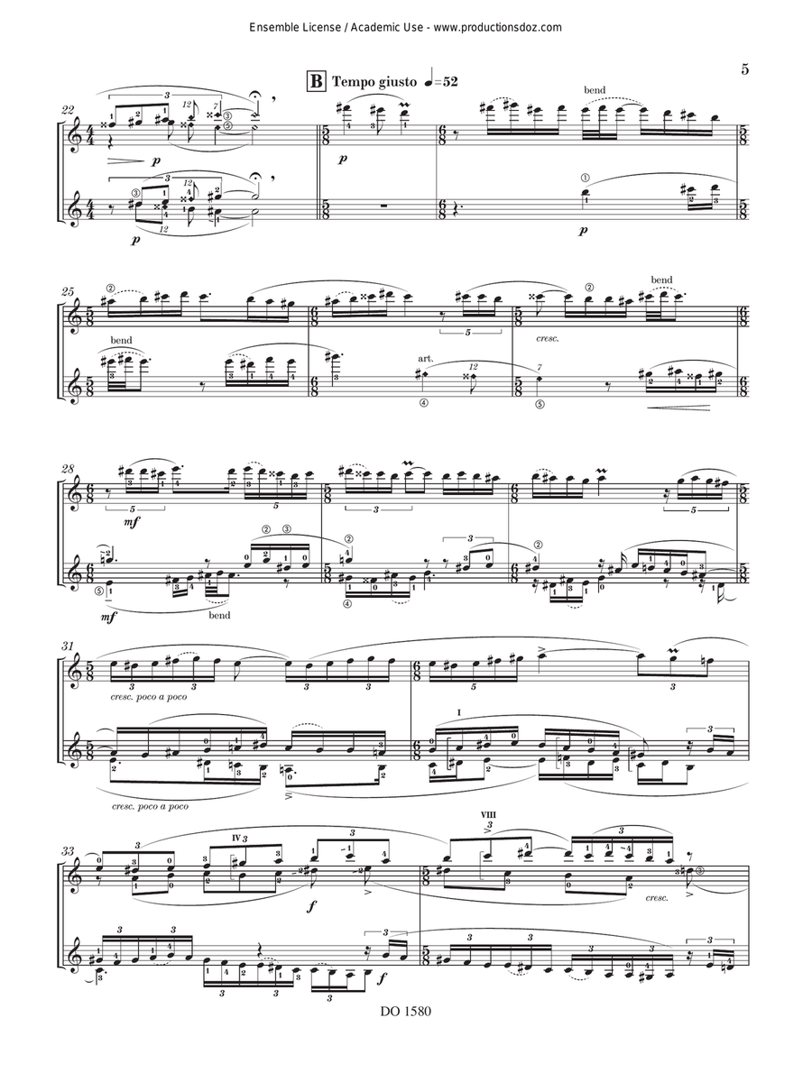 Rustem Classical Guitar scores gallery preview page 5