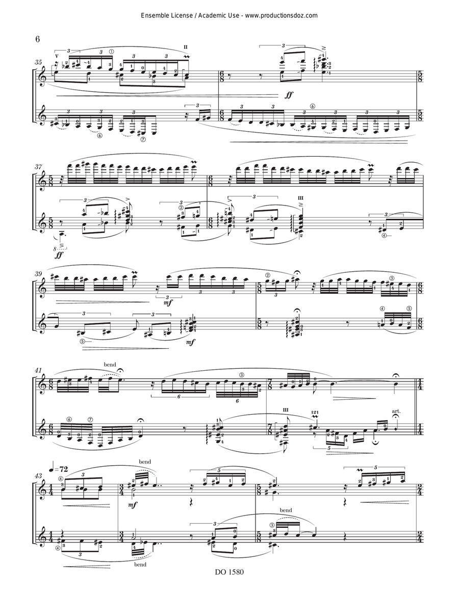 Rustem Classical Guitar scores gallery preview page 6
